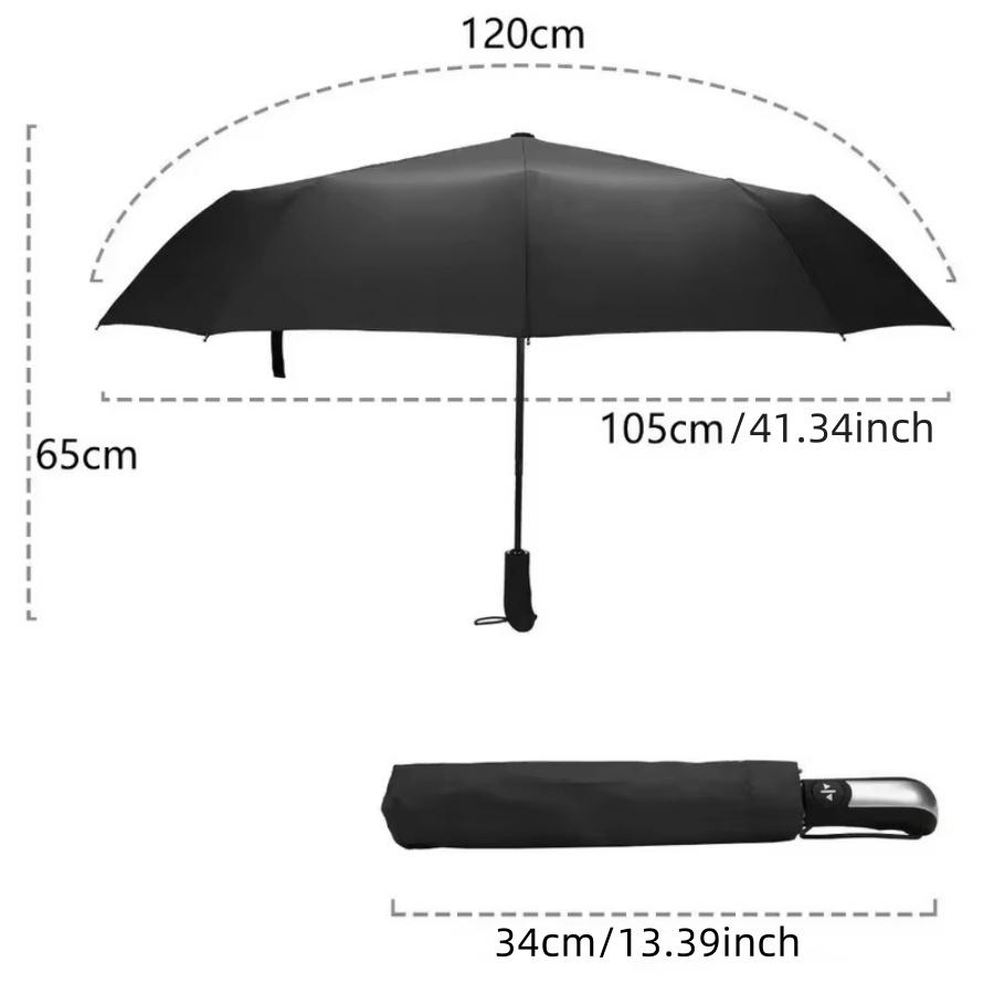 Automatyczny Składany Parasol, Parasol Dziesięcioszkieletowy Jest Mocny, Wiatroodporny i Wodoodporny, Duży Parasol do Użytku Biznesowego