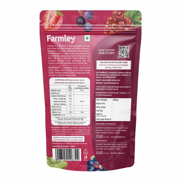 Mixed Berries (200 G), Berry Mix, Farmley