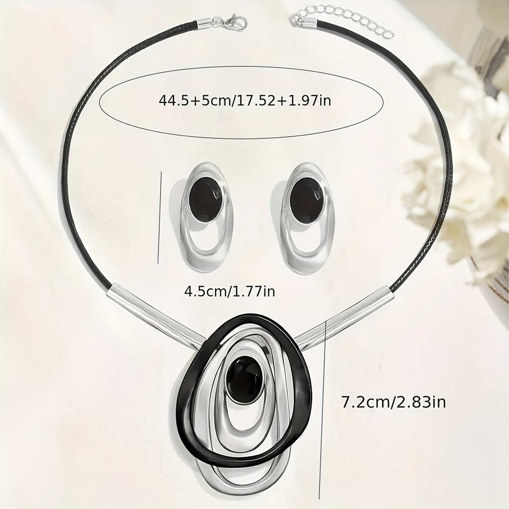 Fashion Jewelry Set necklace earrings For Woman Ladies