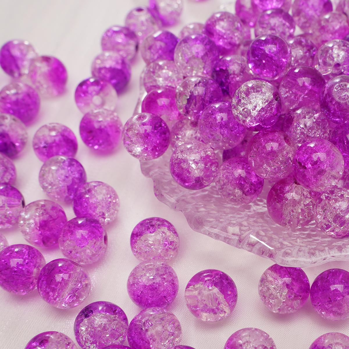 

Стекло Дуплекс Взрыв Кристалл Кракле Бусины Ручной Работы Бисероплетение Материалы Браслет Ожерелье Глазурь Бусины Рассыпчатые Сломанные Бусины Бусины для Изготовления Ювелирных Изделий 8mm About 200 pieces