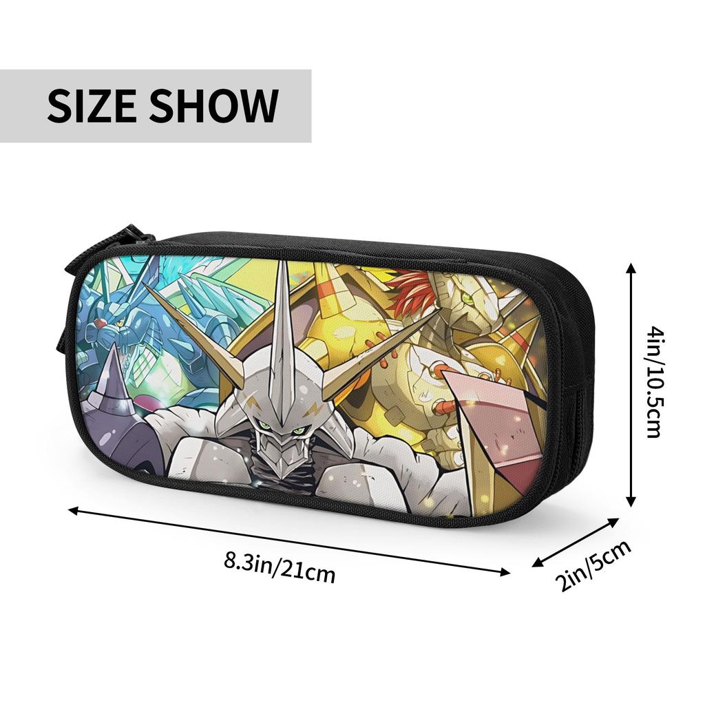 Custom Digital Monster Large Capacity Bags for Child School Pencil Bag for Boys Gilrs Kids