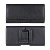Leather Universal Phone Case Phone Pouch for iPhone Samsung Huawei Xiaomi Redmi Flip Waist Bags Belt Clip Cover Phone Bag