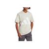 adidas Mbl Sj T-Serie Bequemes Weiches Kurzarm-T-Shirt Herren Oberteile Aluminium JE8933