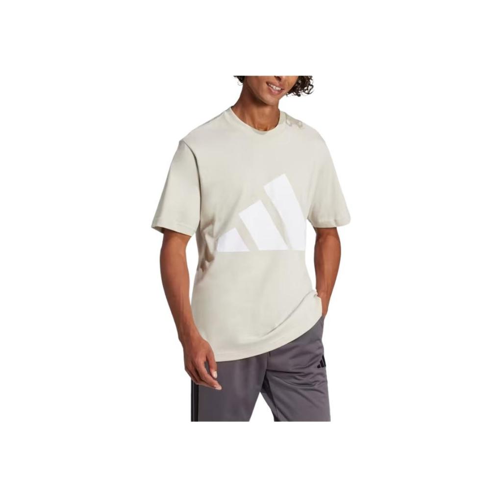 adidas Mbl Sj T-Serie Bequemes Weiches Kurzarm-T-Shirt Herren Oberteile Aluminium JE8933