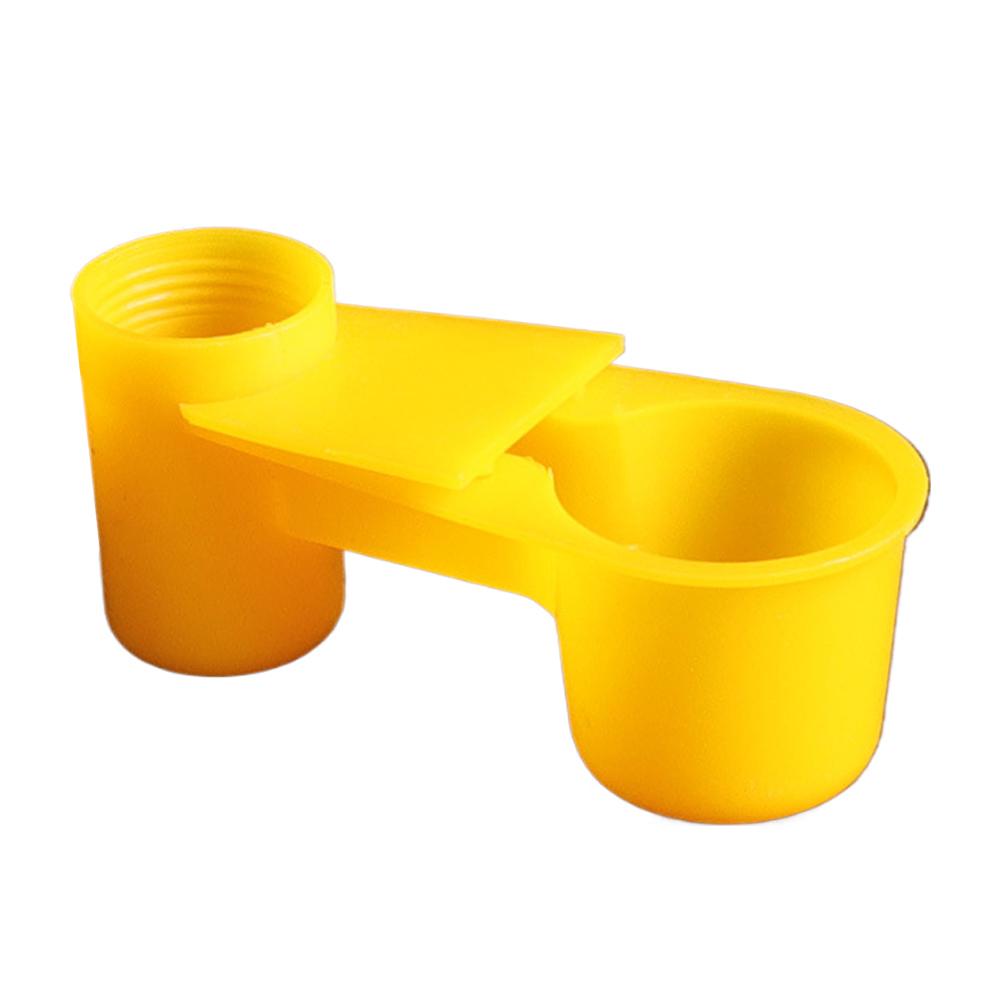 

Pet Bird Dove Drinker Bowl Quail Water Cups Bottle Cat Chicken Pigeon Parrot Hamster Double Nozzle Water Guide Drinking Bowl