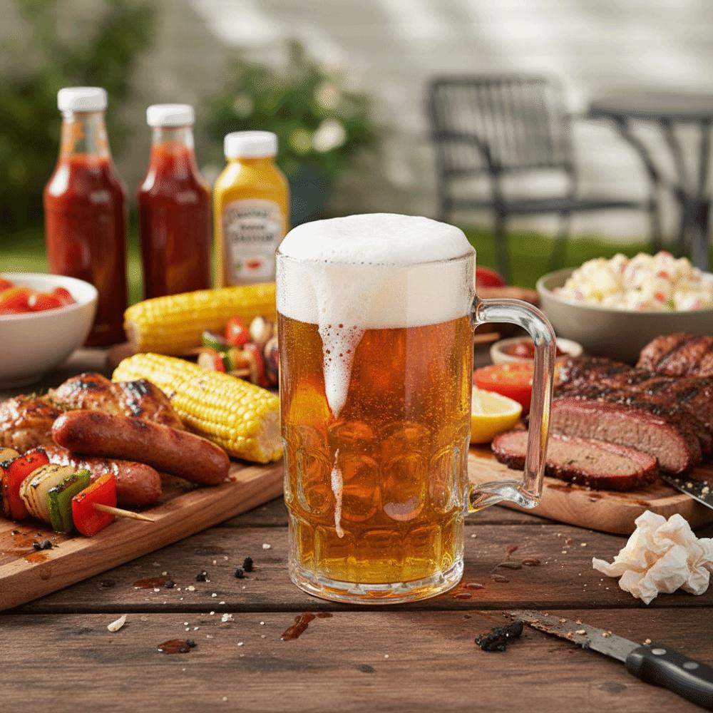 Imitation Glass Beer Mug Transparent Drinking Cup Durable Water Tumbler Restaurant