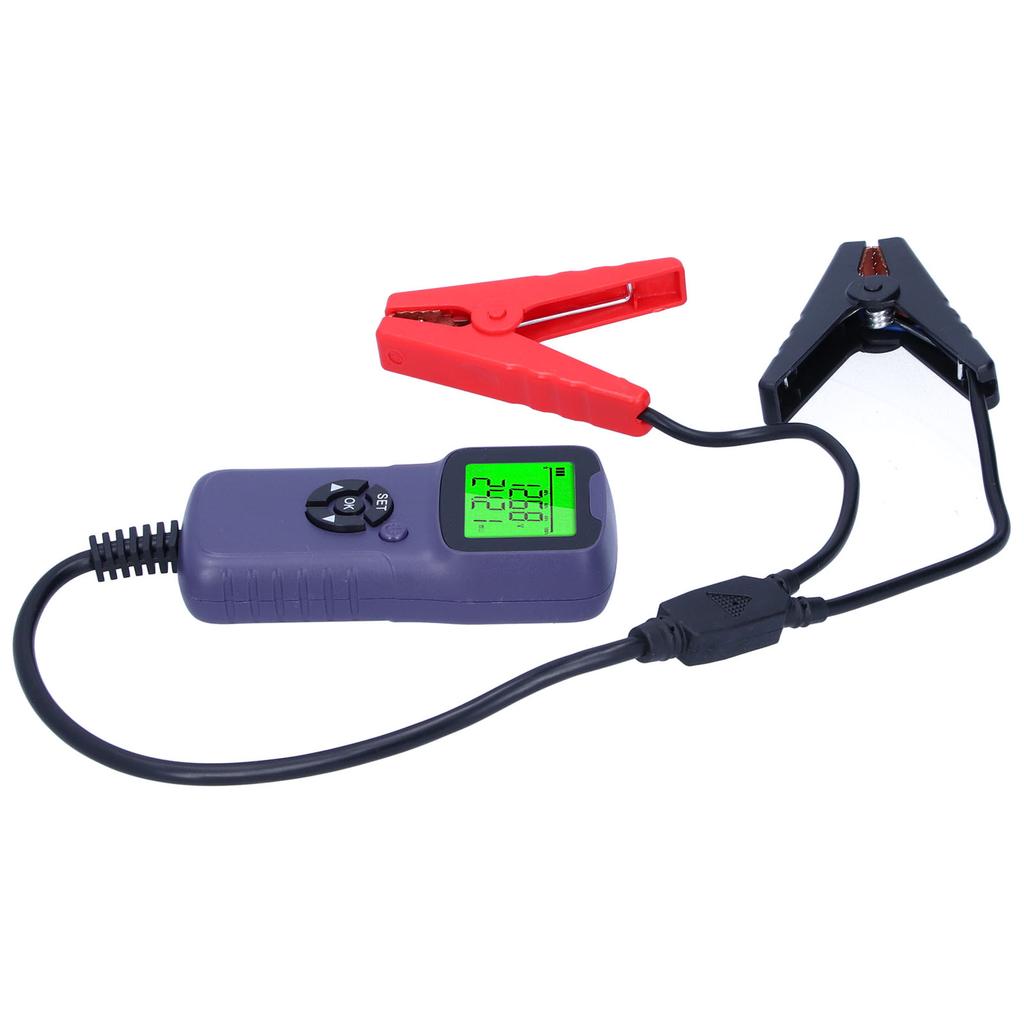 A300 Digital Car Battery Tester LCD Battery Test Analyzer Auto Test Diagnostic ToolsPurple