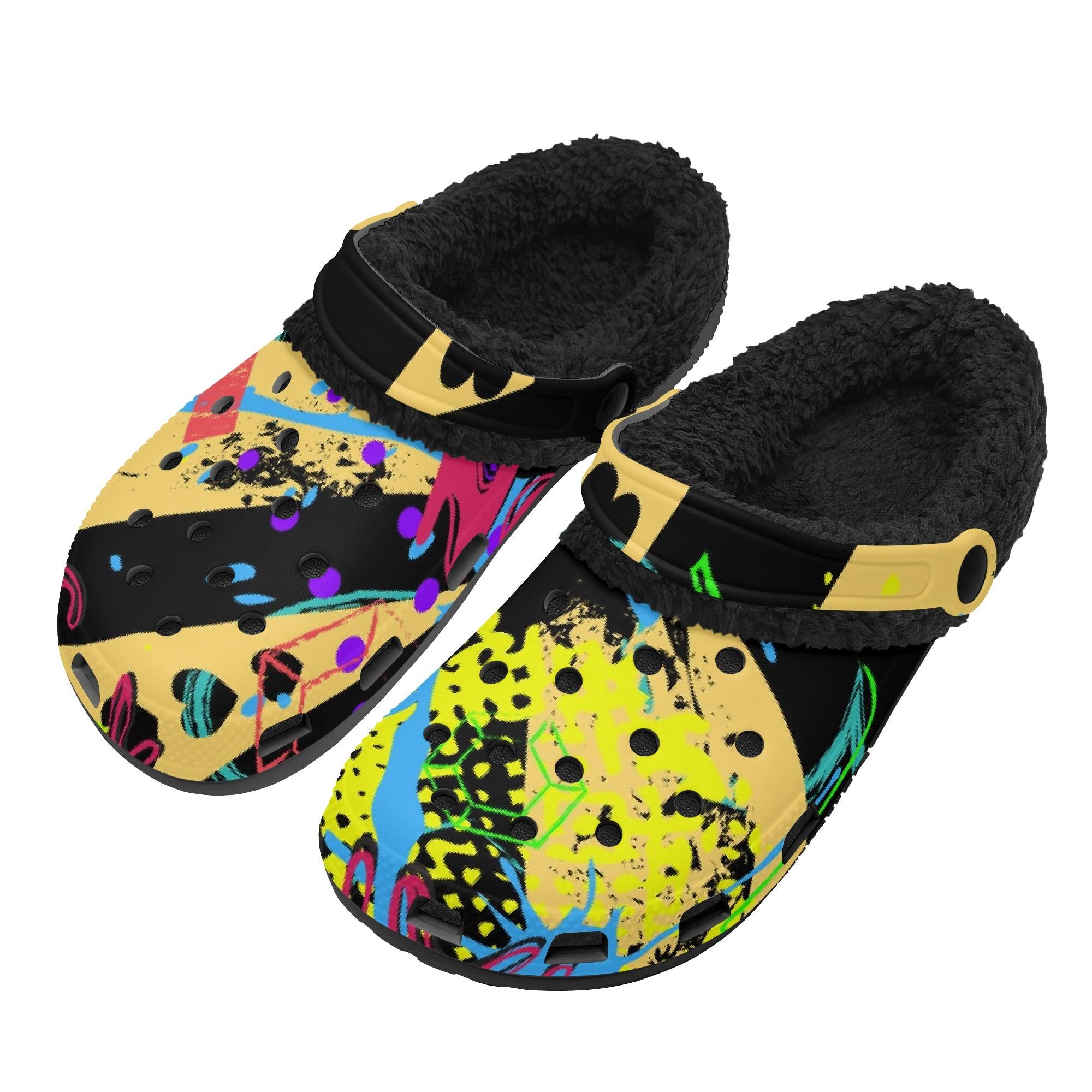 

1 Пара Зимових ЄВА Клогів з Хутряною Підкладкою для Чоловіків і Жінок Тепле Взуття Сліпони Комфортне Легке для Носіння в Приміщенні та на Відкритому Повітрі 48 білий