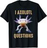 I AXOLOTL QUESTIONGS Children Boy Girl T shirt 2026 New Summer Short Sleeve T-Shirt Cute Style kidS casual SPORTS Tops