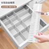 Adjustable Plastic Drawer Dividers - 12 Pack