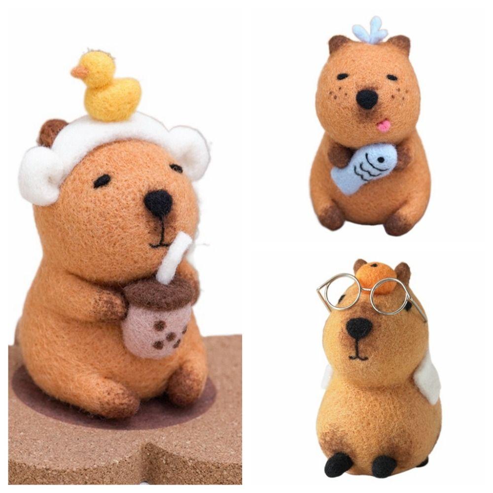 

Тканевая кукла Капибара, плюшевая подвеска, имитация капибары, плюшевая кукла Капибара, подарок на день рождения