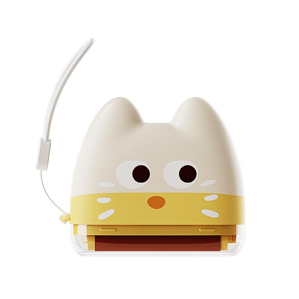 Cartoon Tearable Roll Paper Sticky Roller Brush Hangable Strong Adhesiveness Pet Hair Remover Clothes Reusable Detachable