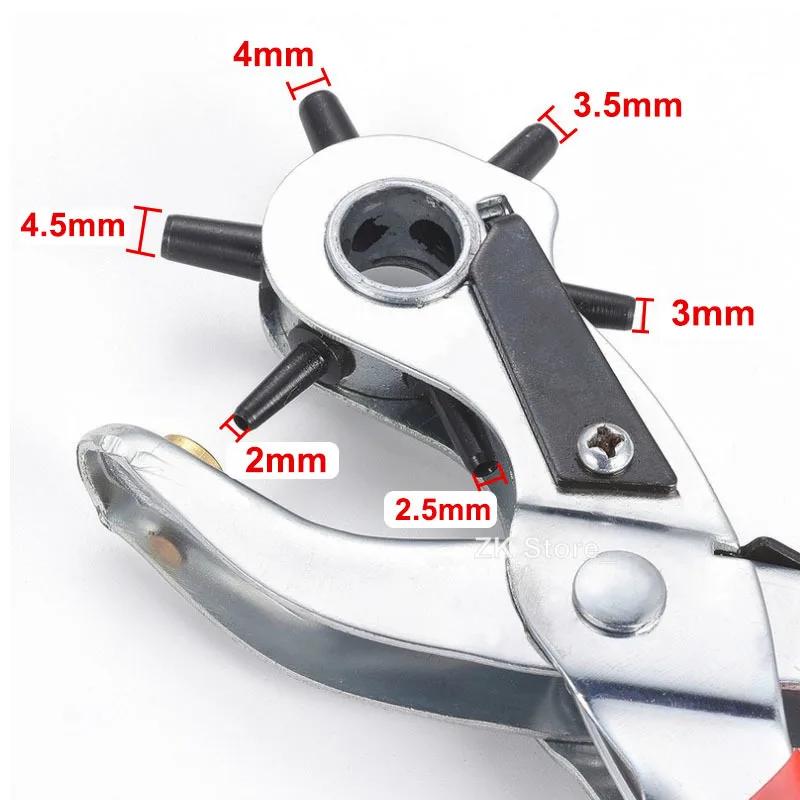 Leather Hole Punch Leather Tool Multifunctional Ordinary Carbon Steel Belt Puncher Punching Tool Belt Hole Puncher Crafts Tools