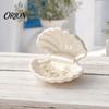 Ring And Earring Storage Shell Shape Dish, 3D Printed Jewelry Organizer Tray, Dust-proof Case Small Decorative Trinket Holder for Earrings Necklaces