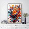 Abstract Graffiti Pistol Posters and Prints Canvas Paintings Wall Art Pictures for Living Room Home Decoration
