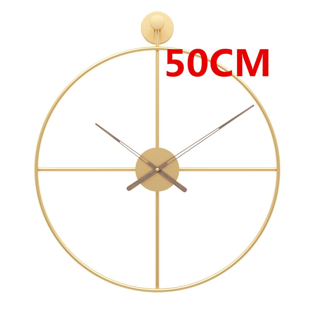 80CM Creative minimalist Modern minimalist clock living room wall clock nordic style iron mute clock