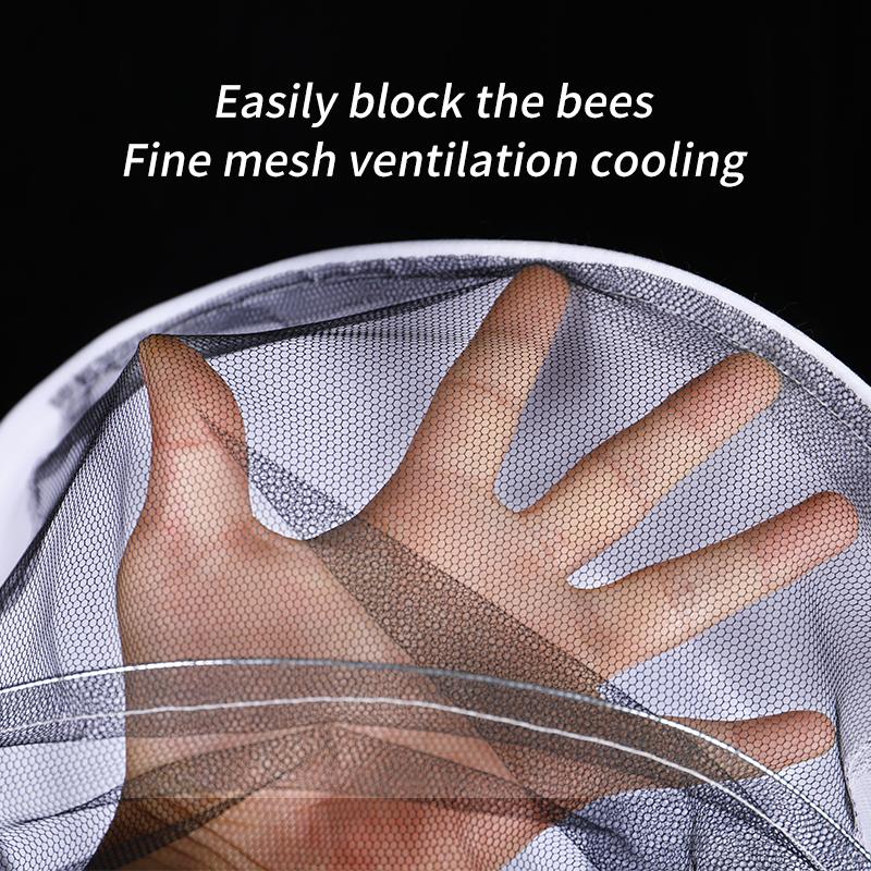 Beekeeping Professional Cap Beekeepers Hat with Brim Face Thickening Sunscreen Half-Length Special Protection Beekeeper