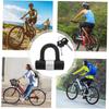 Bicycle U Lock with Key Anti Theft Compact Disc Brake Locks Security Bike Locks Anti Pry Motorcycles Lock Safe Cycling Gear