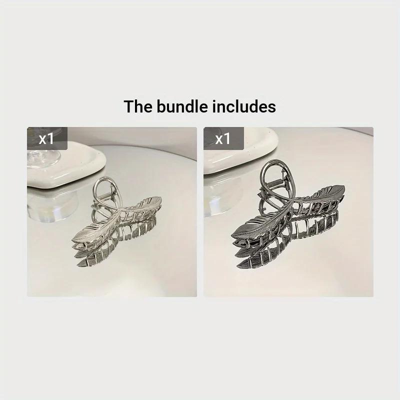 

Холодный, Ретро Листопадный Зажим-краб с перьями, Объем волос, Заколки, Женская прическа Твист , Большой, Высококачественные Перекрестные Заколки