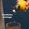 Steel Handheld Lemon Squeezer Manual Rotating Hand Press Juicer Tool Corrosions Resistant Kitchen Gadget Easy to Clean