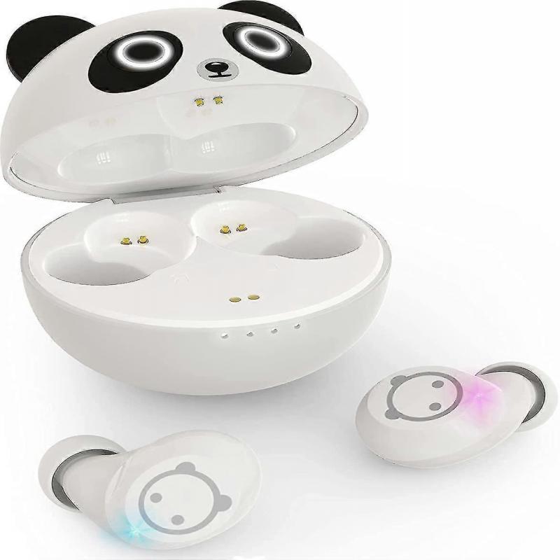 Kabellose Panda Touch Bluetooth-Ohrhörer mit Ladebox, 36 Stunden Wiedergabezeit für iPhone und Android, kabellose Kopfhörer mit Mikrofon