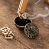 1 Stück Lotus Räucherkegelhalter Mini Asiatische Zen Deko Kleiner Blumenbrenner für Zuhause Büro Meditation Geschenk