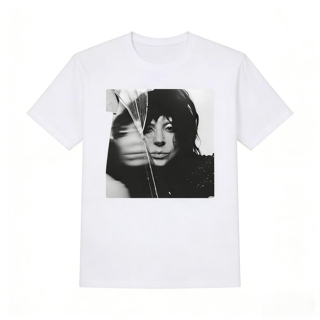 2026 New Fashion Lady Gaga MAYHEM Album Cover Mercah Graphic Print Tshirts Unisex Street Hip Hop Oversized Short Sleeves Tee