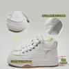 High-Top Leder Kleine Weiße Schuhe Damen Winter Neu Damen Dicksohlige Warme Damenschuhe Lässig Vielseitig Flachsohlige Einzelne Schuhe