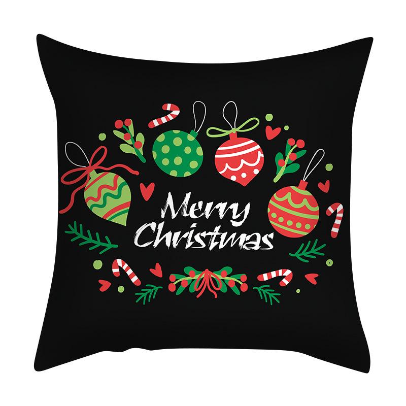 Pillowcase Christmas Cartoon Nordic Cross-border Special for Living Room Bedroom Cushion Pillow
