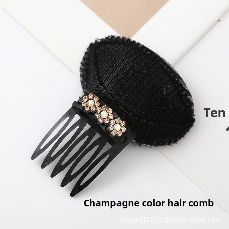 

Невидимая накладка для волос для плоской головы, накладка для челки, средство для придания объема корням волос, инструмент для увеличения объема волос 1PCS шампанского