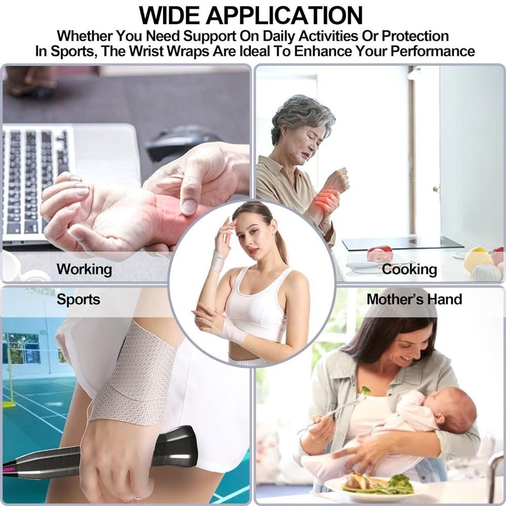 Adjustable Wrist Support Strap Ultra Thin Wrist Compression Band Wrist Brace  Thumb Support