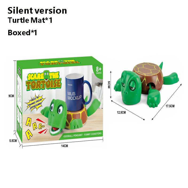 Panicked Turtle Coaster New Fun Anti-Scald Coaster Cute Cup Holders Coffee And Tea Insulation Pad Home Tableware Decorative 3d