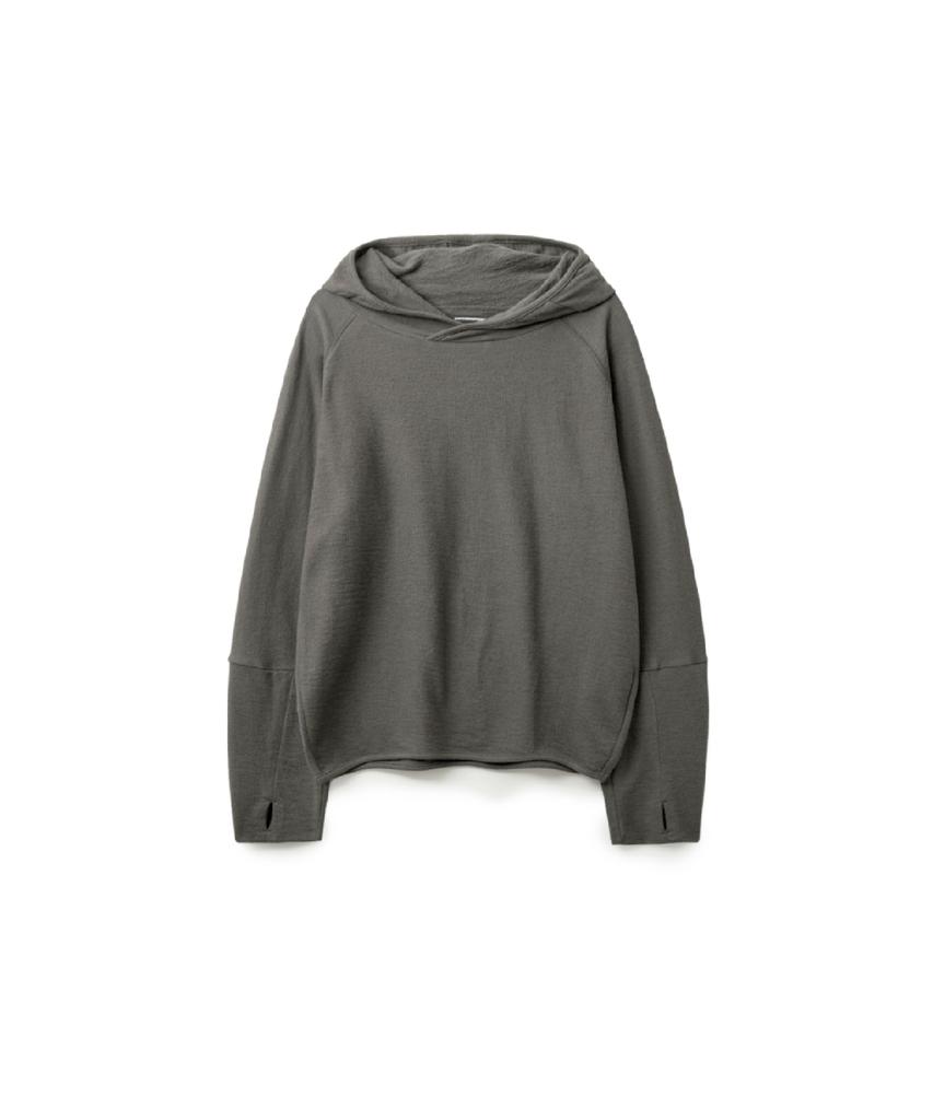 Haechinglum Layer Base Hoodie Moss Charcoal