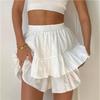 European and American Frill Shorts Short dress Cake Skirt Pantskirt Women Mini Cake Skirt Shorts Women