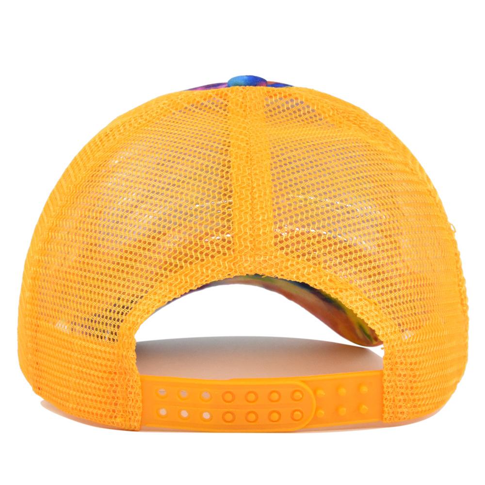 High Quality Batik Dyeing Baseball Cap For Men Women Mesh Breathable Sun Protection Adjustable Outdoor Sports Beach Travel Hat