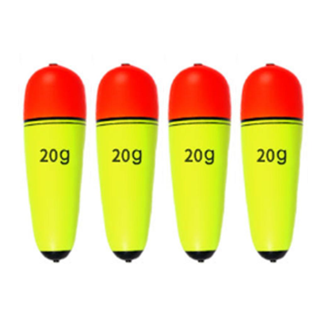 4Pcs Foam Fishing Float Floating Buoyancy Fishing Bobber Slip Float Bobber for Fishing Freshwater Saltwater Enduring