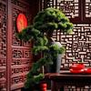 Artificial Cliff Cypress Welcome Pine Bonsai Plant Office Green Plant False Tree Decoration Hotel Soft Installation Landscape