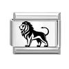 Laser Engraving Animals Snake Wolf Tiger Lion Dragon Italian Charm Links Fit 9mm Stainless Steel Bracelet Men Women DIY Making