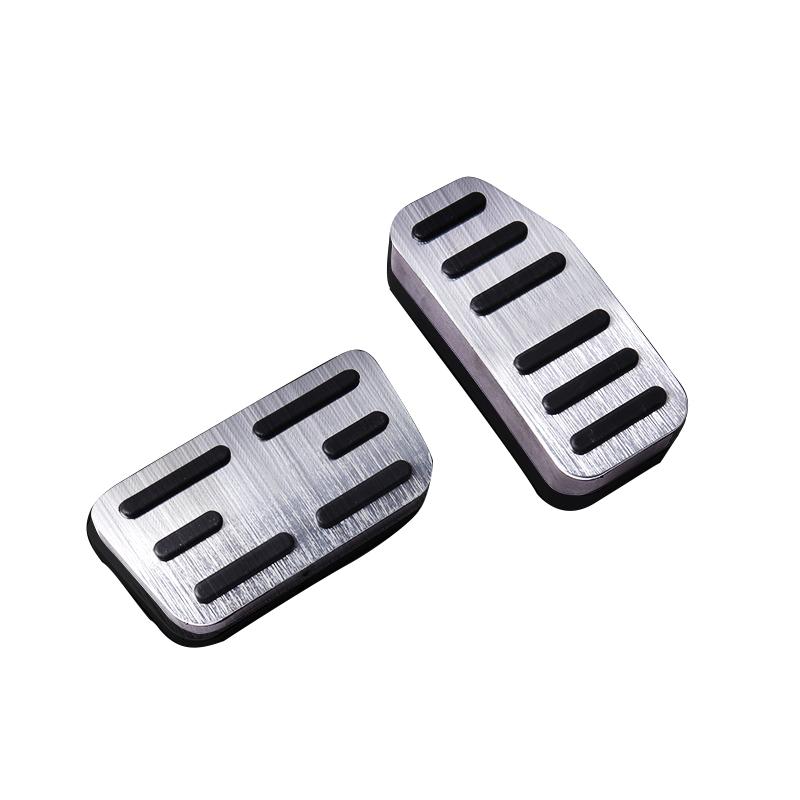 For Honda City 2015 2016 2017 2018 2019 Aluminum Alloy Car Accelerator Gas Pedal Brake Pedals Non-Drilling Cover Case Pads Trim