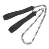 Outdoor Mini Portable Hand Chain Saw Survival 33t Logging Camping Pocket Saw Toolblack