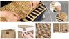 Hand-woven Rattan Laundry Basket 90L Laundry Organizer with Lid