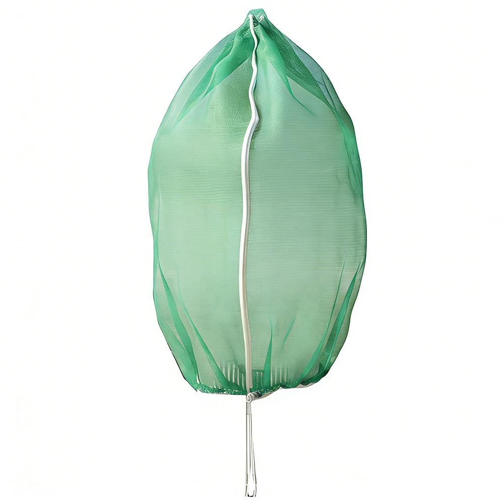 Breathable Mesh Plant Covers Drawstring Transparent Insect Net Barrier Reusable Multipurpose Tomato Cage Protective Net