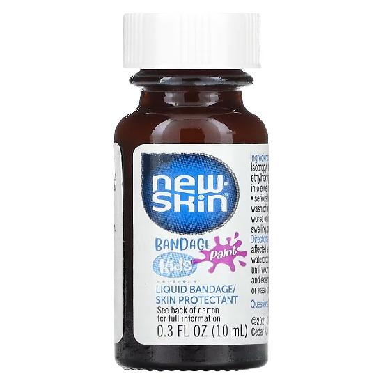 

Детский, Бинтовая краска, Жидкий бинт/Защитник кожи, Фиолетовый, 10 мл(0,3 жидких унции)