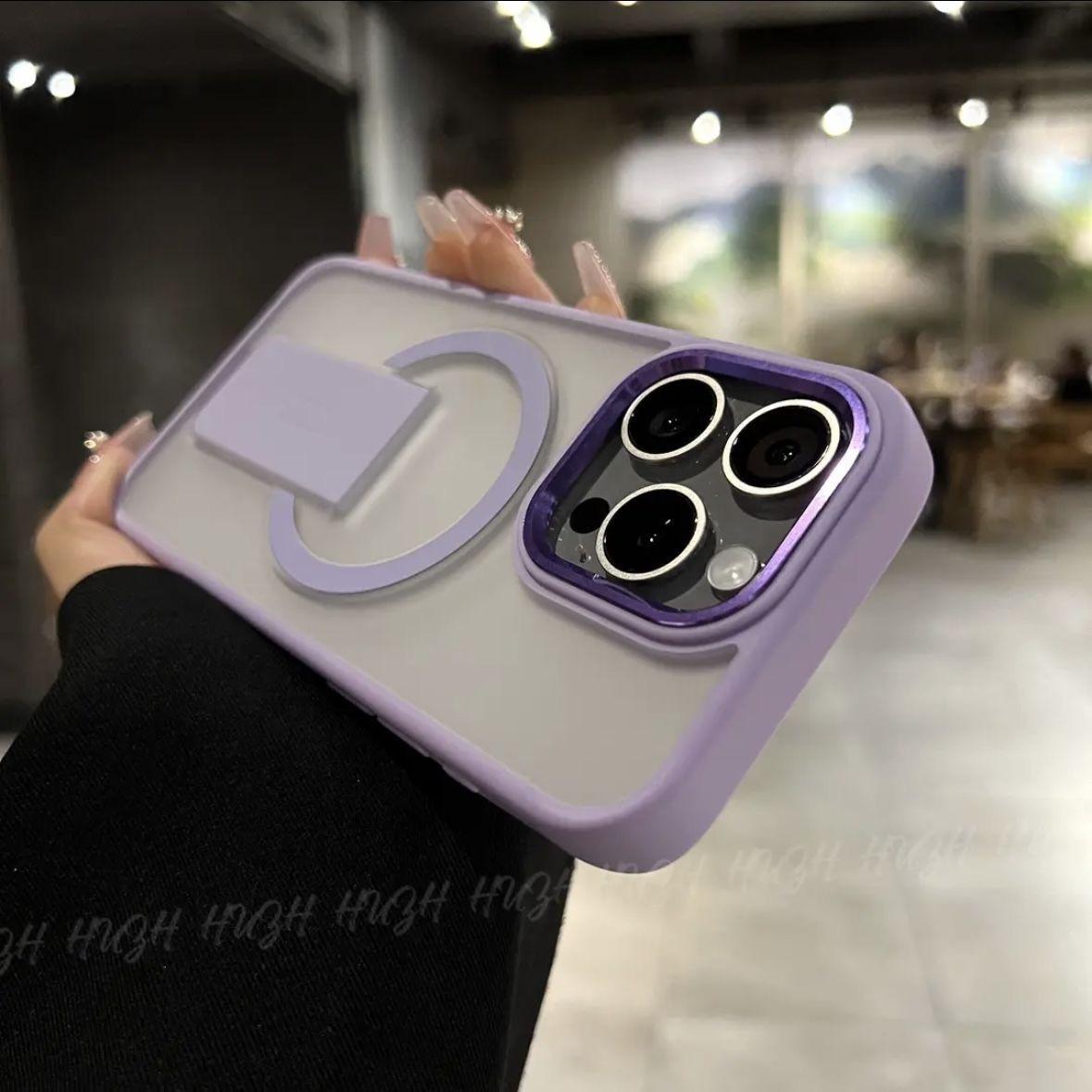 

Невидимая магнитная подставка для чехла для мобильного телефона IPhone 16 Apple 15 PROMAX Матовая защита от отпечатков пальцев iPhone15Promax