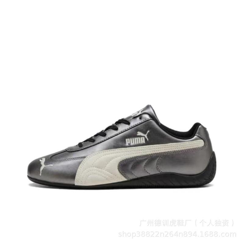 [Pure Original Lychee Leather] Rose Racing Shoes PM Classic SpeedcatOG Suede Thin-soled T-head Women's Shoes