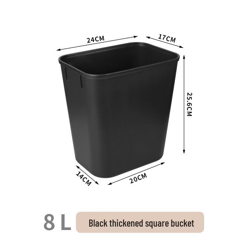 Plastic Guest Room Trash Can - Hotel, Restaurant, Bar, Commercial & Household Use