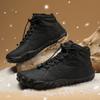 New Winter Short Boots Men's Snow Barefoot Casual Shoes Outdoor Waterproof Work Shoes Warm Fur Men Ankle Boots Snow Boots