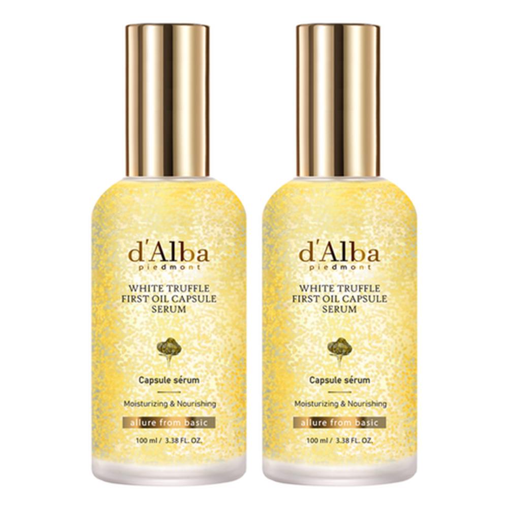 d Alba Сыворотка-капсула с первым маслом белого трюфеля 100 мл (2pcs), Корейский 100ml (2pcs)