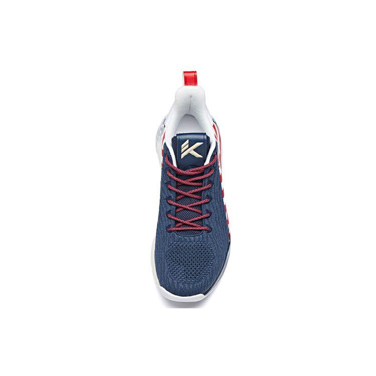 Anta KT4 Basketball Shoes Men's Low Top Coastal Blue 11931102-3