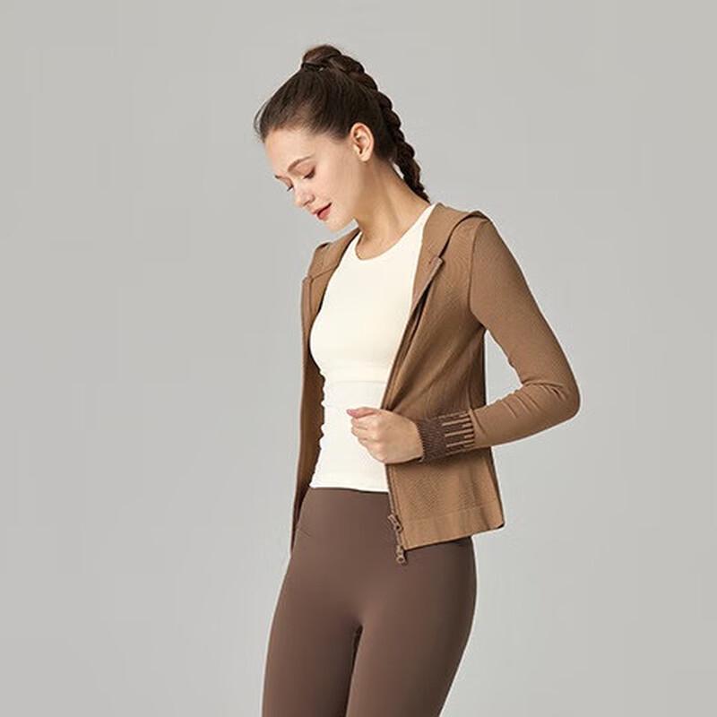 WEZHO Yoga Sports Long Sleeve Hoodie Jacket